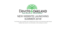 Tablet Screenshot of elevateoakland.org